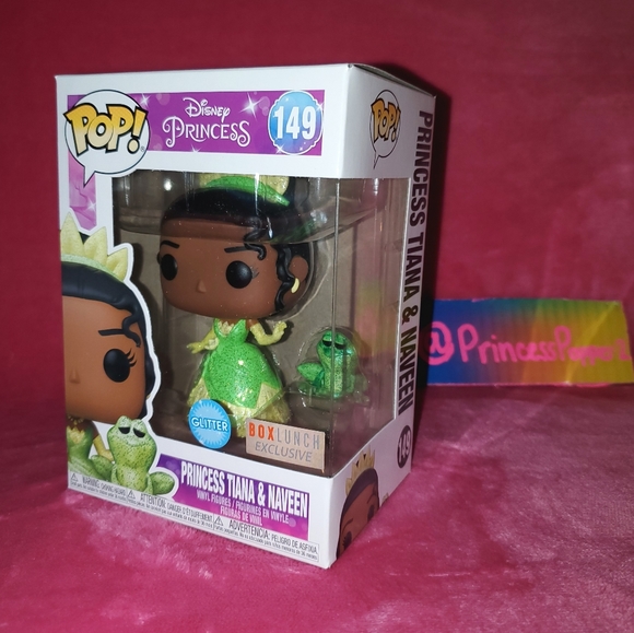 Funko Pop! | Princess Tiana & Naveen Glitter - BoxLunch Exclusive #149 - Picture 3 of 6